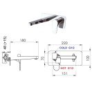 Rubinetto lavabo incasso remer serie class line Remer L15