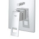 Miscelatore vasca doccia grohe a incasso con deviatore serie eurocube, parte esterna Grohe SCARUB0507CR