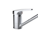 Miscelatore bocca girevole serie mia per lavello cromato Idrobric SCARUB0727CR Miscelatore bocca girevole serie mia per lavello cromato Idrobric SCARUB0727CR