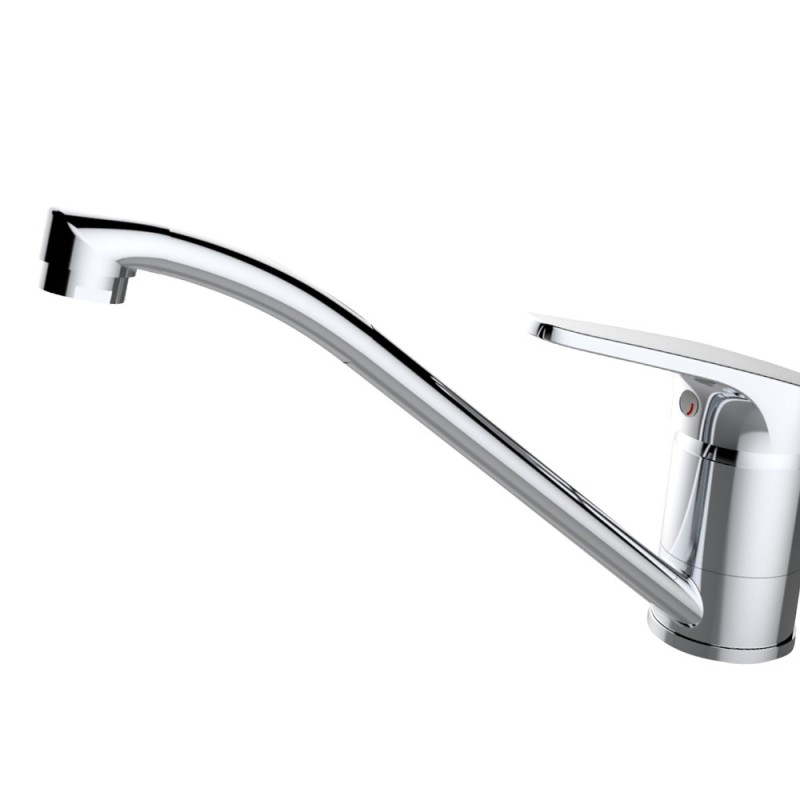 Miscelatore bocca girevole serie mia per lavello cromato Idrobric SCARUB0727CR Miscelatore bocca girevole serie mia per lavello cromato Idrobric SCARUB0727CR