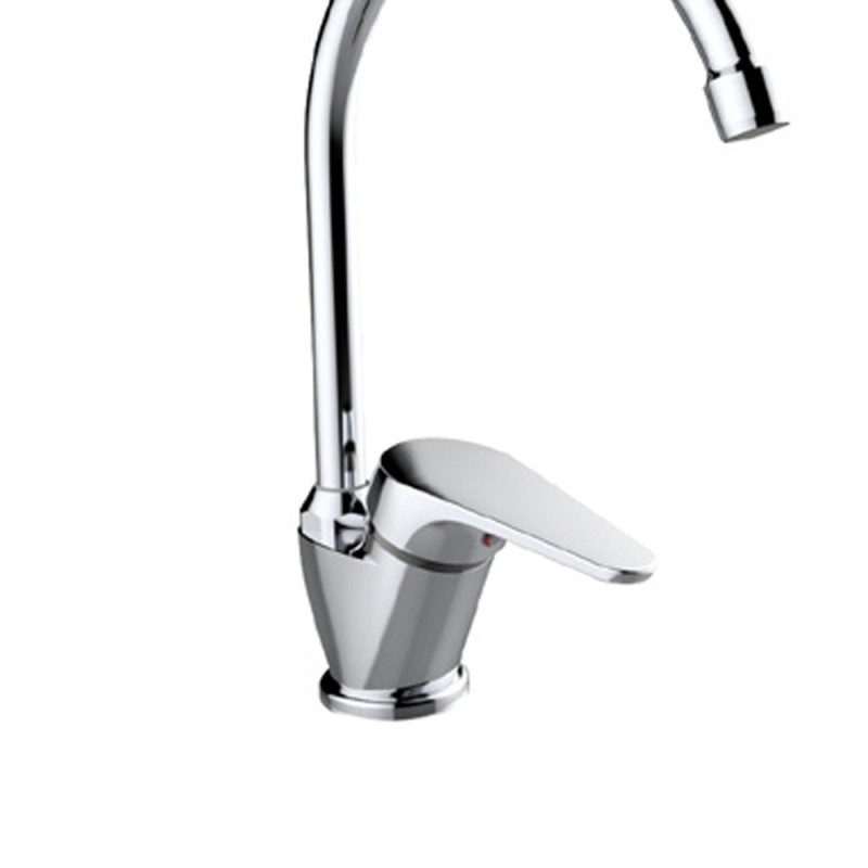 Miscelatore per lavello bocca alta serie mia cromato Idrobric SCARUB0728CR