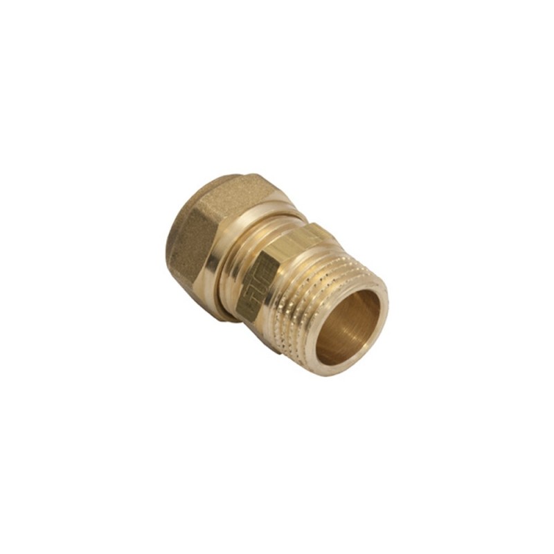Raccordo diritto maschio a stringere per rame Idrobric CARRAC016XOT