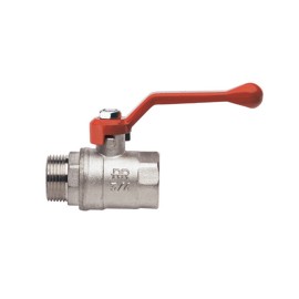 Valvola a sfera per acqua, mf con leva alluminio Idrobric CARVAL000XSF