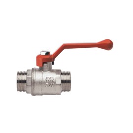 Valvola a sfera per acqua da 1/2", mm con leva alluminio Idrobric PLAVAL0070PT