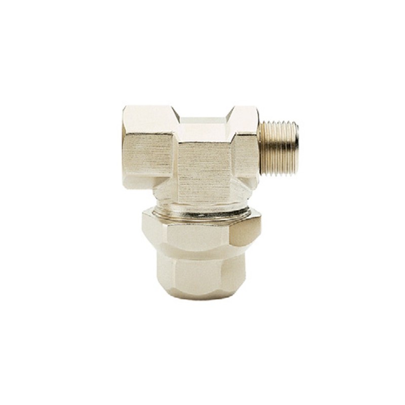 Filtro da 1/2â€ in linea mf in ottone nichelato con rete 400 micron Idrobric R0909 BMF