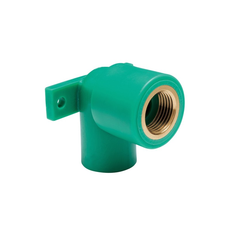 Gomito a 90â° ff in ppr polipropilene color verde Idrobric CARRPN001020
