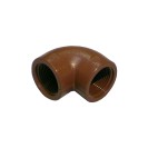 Gomito a 90° ff in pp marrone Idrobric SACRAC04FFGM