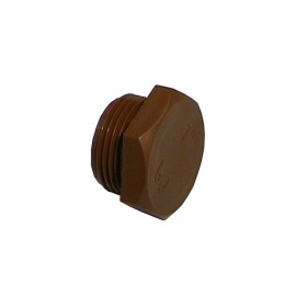 Tappo maschio in pp marrone Idrobric SACRAC041XTA