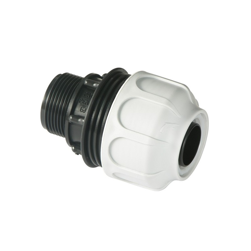 Giunto maschio diritto in pp Idrobric SACRAC0XXXGM