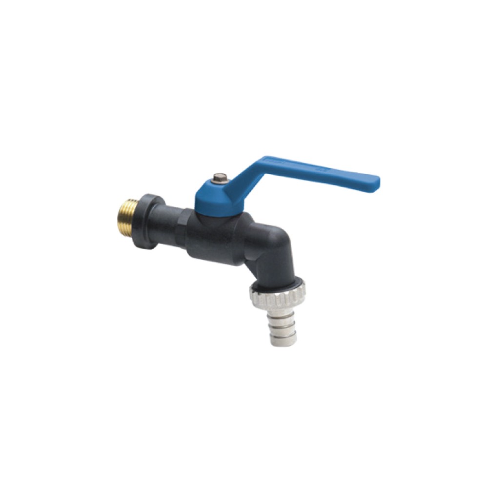 rubinetto valvola a sfera 1'' f/f maniglia piatta per acqua 25 bar