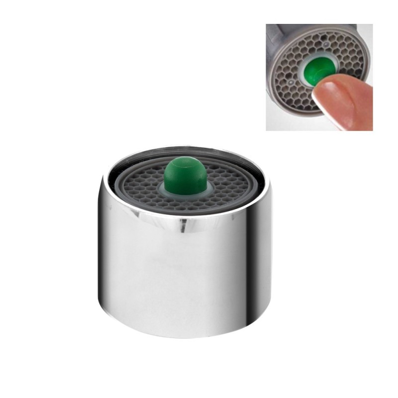 Aeratore femmina con pulsante che eroga da 5 l/min a 11 l/min Idrobric BLIROM0126PU