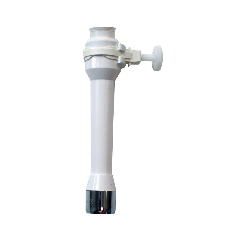 Rompigetto pk con aeratore ottone cromato manicotto in gomma bianca Idrobric B0080
