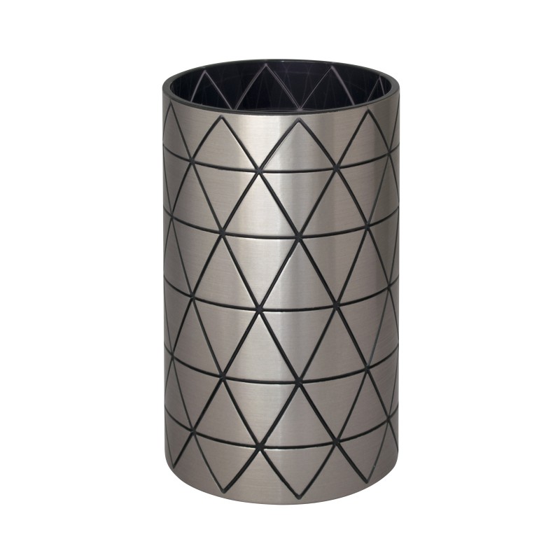 Bicchiere serie bridge color argento Aquasanit QF3100WK