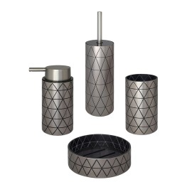 Set completo argento / nero - serie bridge Aquasanit SET52