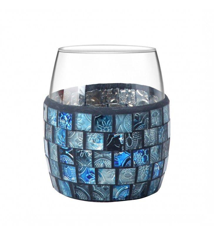 Set completo blu mosaico - serie crystal Aquasanit SET54