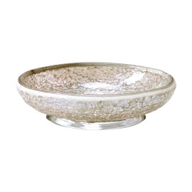 Portasapone serie dora in vetro Aquasanit QF6110TO