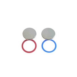 Coppia graffa in ottone per maniglia rubinetto Idrobric K0857XX