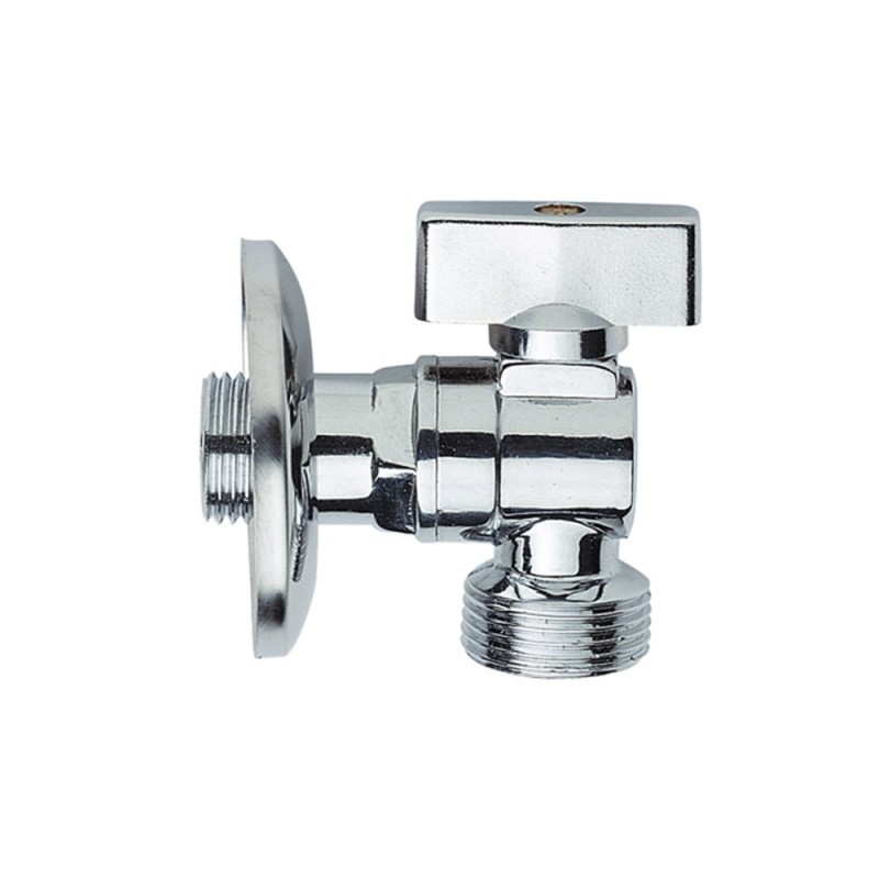 Rubinetto per lavatrice a sfera cromato Idrobric K0261 B