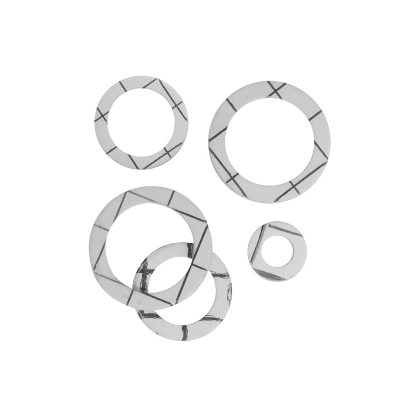 Guarnizione ad alta resistenza d 1" mm per raccordi 5 pz Idrobric P0385 D