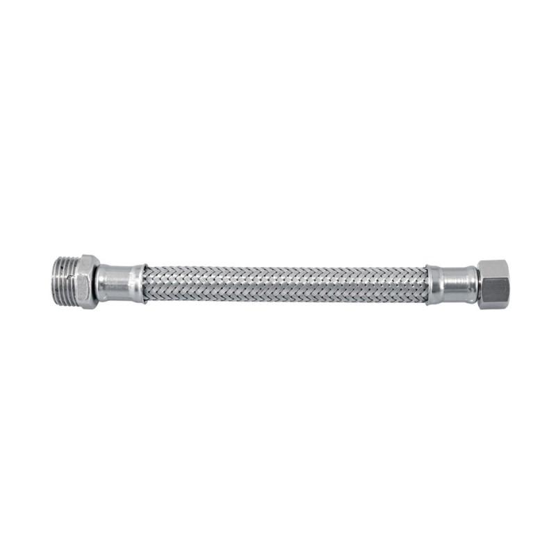 Flessibile in acciaio inox 1/2" m - 3/8" f Idrobric H0226CXX