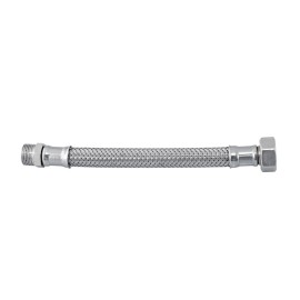 Flessibile in acciaio inox 3/8" m - 1/2" f Idrobric H0226DXX