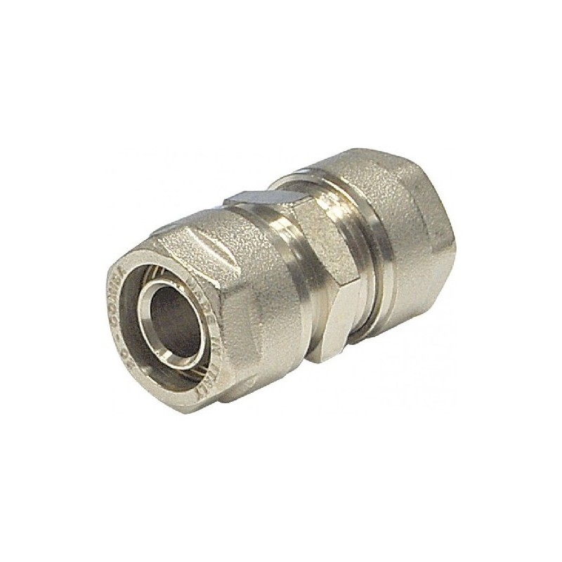 Raccordo diritto intermedio diam.16x16 per multistrato Idrobric N1705 16