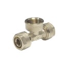 Raccordo a tee femmina diam.1/2x20 per multistrato Idrobric N1707 B25