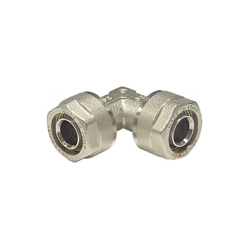 Raccordo a gomito diam.16x16 per multistrato Idrobric N1711 16