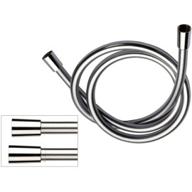 Flessibile per doccia retinato metallizzato in pvc atossico 120 cm RR 332CN2G120