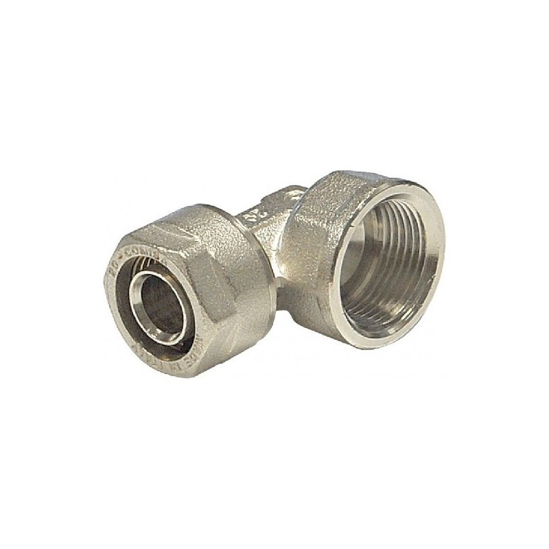 Raccordo a gomito femmina diam.1/2x20 per multistrato Idrobric N1712 22