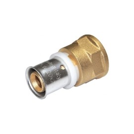 Raccordo diritto femmina diam.3/4x26 a pressare per multistrato Comisa SACRMT0061RP