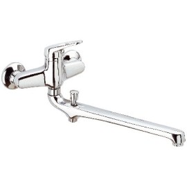 Rubinetto lavabo/vasca con bocca fusa lunga - serie remix Remer R46