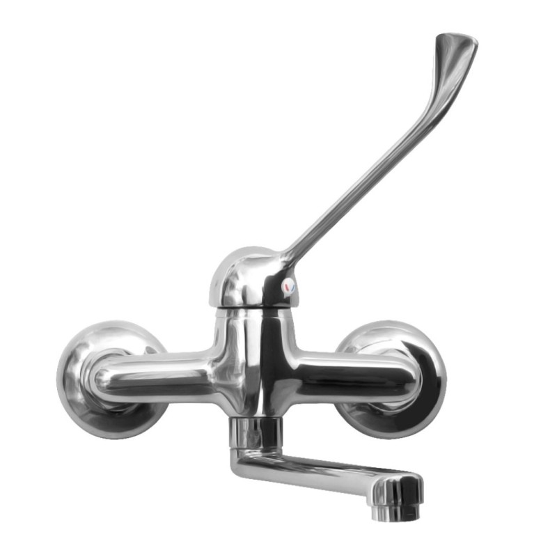 Lavello attacco a parete con leva clinica Idrobric SCARUB0488LL