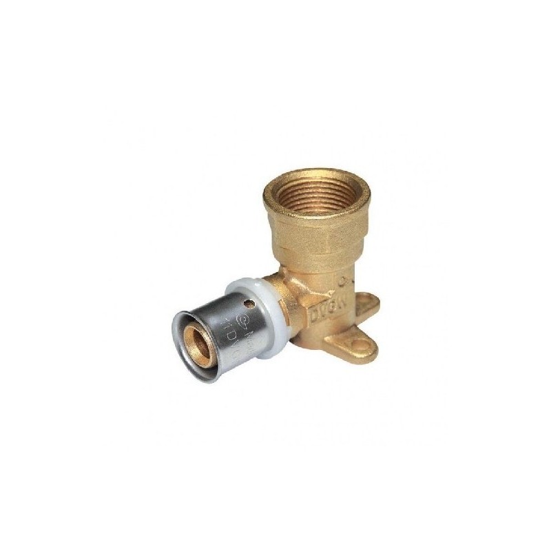 Raccordo curvo femmina flangiato a pressare multipinza Idrobric SACRMT0070GP