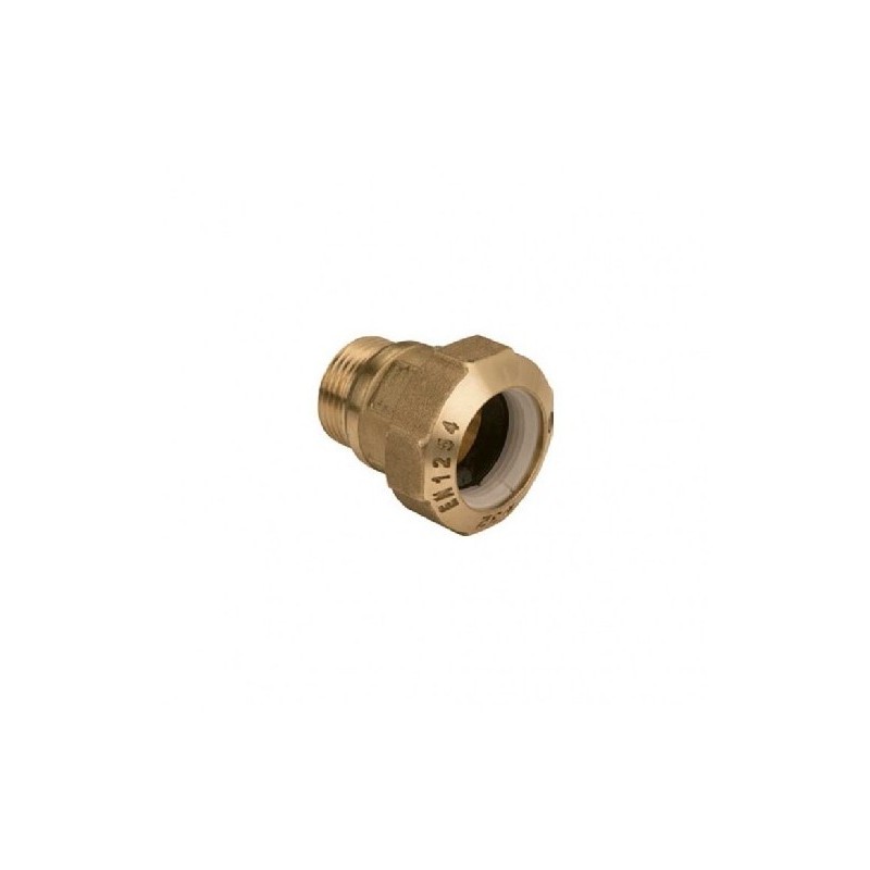 Raccordo diritto maschio in ottone per polietilene Idrobric CARRAC022XRM