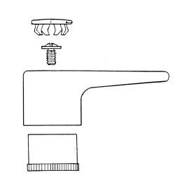 Maniglia per passo rapido 6601 3/4-1" 20051 cromata Mamoli R24102
