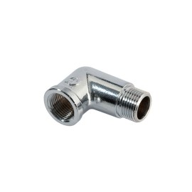 Gomito a 90° mf cromato lucido Idrobric N0326X