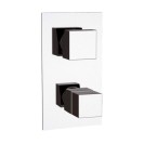 Rubinetto termostatico per doccia, con deviatore a 5 vie - serie skyline thermo Daniel Rubinetterie SKT612D5CR