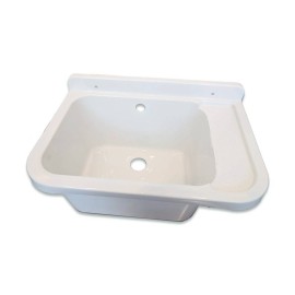 Lavatoio 50 cm in resina prolipolilene per interno ed esterno made in italy Idrobric 2051