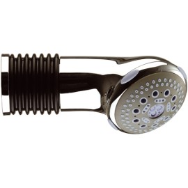 Braccio doccia con soffione integrato a disco moderno Remer 350XLX