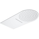 Soffione doccia ultrapiatto a parete in acciaio inox lucidato a specchio Remer 350UFMCAX