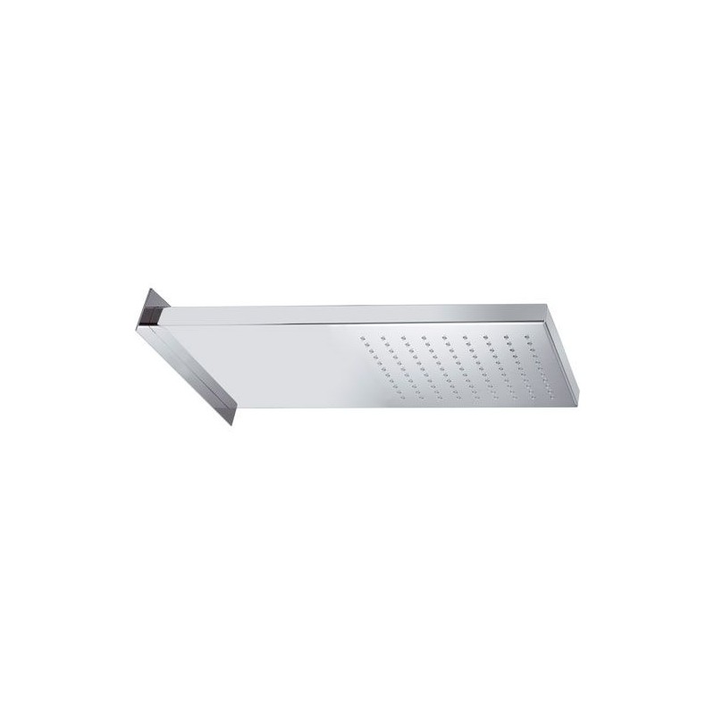 Soffione doccia a parete in acciaio inox lucidato a specchio Remer 350SSX