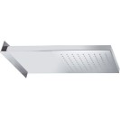 Soffione doccia a parete in acciaio inox lucidato a specchio Remer 350SSX