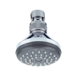 Soffione con disco anticalcare a snodo Remer 351AX