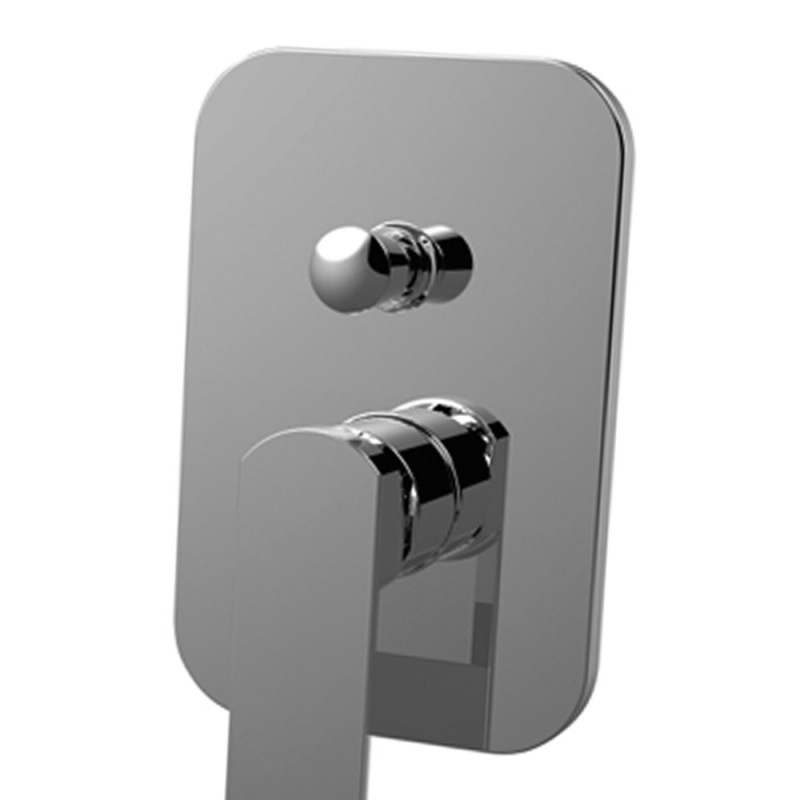Rubinetto incasso doccia con deviatore serie eden, finitura cromata Idrobric SCARUB0910CR