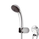 Miscelatore esterno doccia con leva frontale doccino e flessibile remer - serie kiss Remer K38