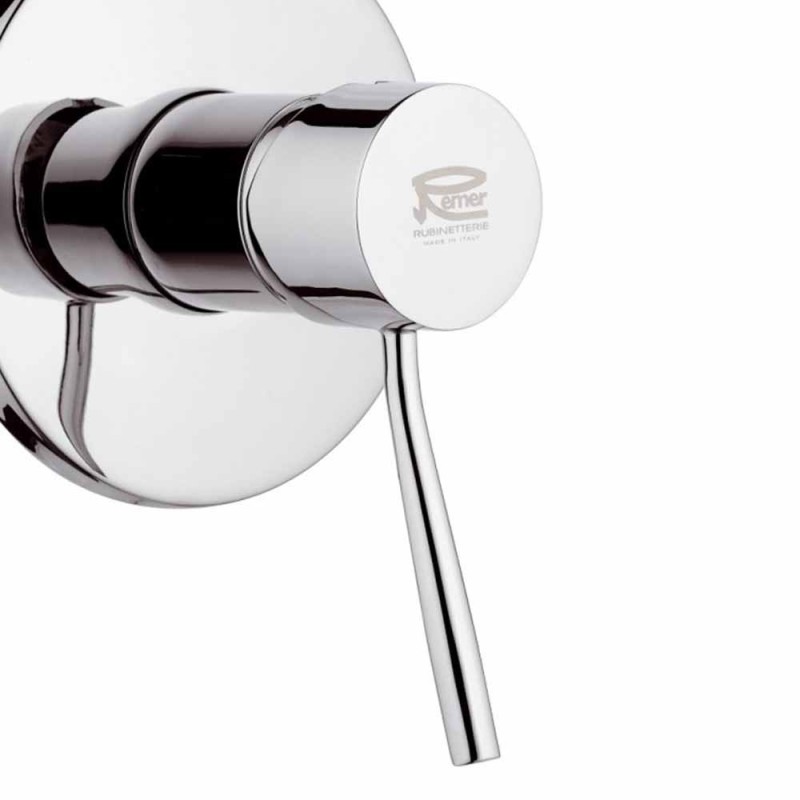 Rubinetto monocomando da incasso per doccia serie minimal Remer N30