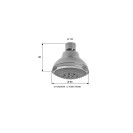 Soffione con disco anticalcare, autopulente Remer 355FOX