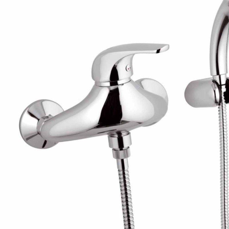 Rubinetto esterno per doccia con doccia duplex - serie project Remer P39