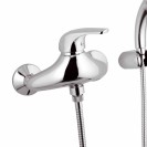 Rubinetto esterno per doccia con doccia duplex - serie project Remer P39